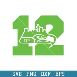 12 Seattle Seahawks Svg, Seattle Seahawks Svg, NFL Svg, Png Dxf Eos Digital File