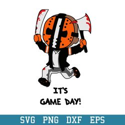 Cleveland Football Its Game Day Halloween Svg, Halloween Svg, Png Dxf Eps Digital File