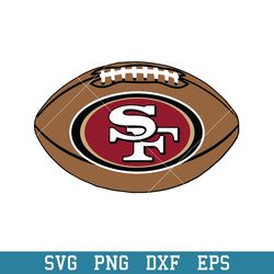 Baseball San Francisco 49ers Logo Svg, San Francisco 49ers Svg, NFL Svg, Png Dxf Eps Digital File