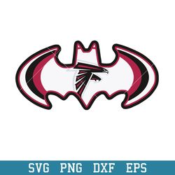 Batman Atlanta Falcons Logo Svg, Atlanta Falcons Svg, NFL Svg, Png Dxf Eps Digital File