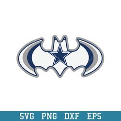 Batman Dallas Cowboys Logo Svg, Dallas Cowboys Svg, NFL Svg, Png Dxf Eps Digital File