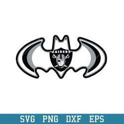 Batman Las Vegas Raiders Svg, Las Vegas Raiders Svg, NFL Svg, Png Dxf Eps Digital Filezip