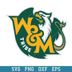William and Mary Tribe Logo Svg, William and Mary Tribe Svg, NCAA Svg, Png Dxf Eps Digital File