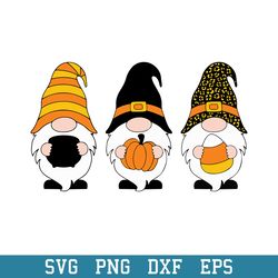 Gnome Fall Halloween Svg, Halloween Svg, Png Dxf Eps Digital File
