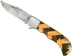 Damascus Steel Folding Knife | Folding Knife | Pocket Knife