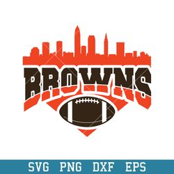 Cleveland Browns City Logo Svg, Cleveland Browns Svg, NFL Svg, Png Dxf Eps Digital File