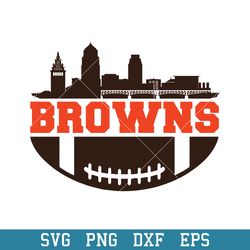 Cleveland Browns City Svg,  Cleveland Browns Svg, NFL Svg, Png Dxf Eps Digital File