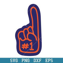 Denver Broncos Foam Finger Svg, Denver Broncos Svg, NFL Svg, Png Dxf Eps Digital File