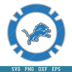 Detroit Lions Pocker Chip Svg, Detroit Lions Svg, NFL Svg, Png Dxf Eps Digital File