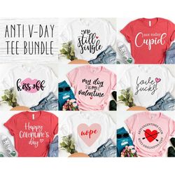 Anti- Valentines Day SVG Bundle - Funny Valentine shirt SVG for Cricut - Valentines Day bundle SVG bundle - Digital Down
