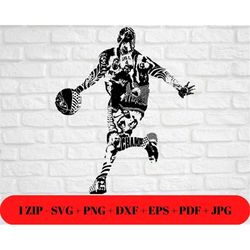 unique basketball mosaic svg png jpg | eps dxf pdf |  love of the game | ball is life | cut friendly instant download cr