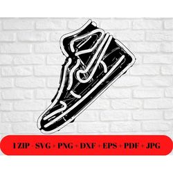 nice kicks svg png jpg | sneakerhead eps dxf pdf | basketball shoes | cut friendly instant digital zip download cricut s