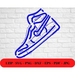 Nice Kicks SVG PNG JPG | Sneakerhead eps dxf pdf | Basketball Shoes | Cut Friendly Instant Digital Zip Download Cricut S