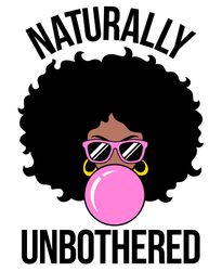 Naturally Unbothered Afro Woman SVG, Silhouette Cut File, Cut file SVG, PNG, EPS, DXF, Instant Download