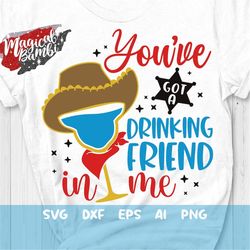 Youve got a Drinking Friend SVG, Toy Wine Glass Svg, Drinking Shirt Svg,, Friends Trip Svg, Drink Party Svg, Mouse Ears