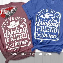 Drinking Friend in me SVG, Couple Shirts, Toy Wine Svg, Drinking Shirt Svg,, Friends Trip Svg, Drink Party Svg, Mouse Ea