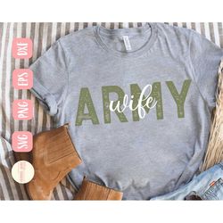 Army wife SVG design - Military wife SVG file for Cricut - I love my hero SVG - Digital Download