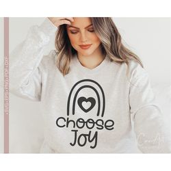 Choose Joy SVG, Christian SVG PNG T Shirt Design Cut File for Cricut, Silhouette Eps Dxf Pdf Vector Cutting File Digital
