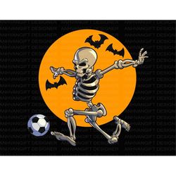 Soccer Skeleton  SVG, Halloween Svg, Funny Skeleton svg, Moon Night svg, Trick Or Treat Svg, Halloween Shirt, Spooky Svg