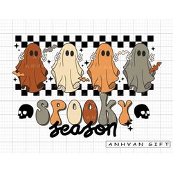 Spooky Season Svg, Retro Halloween Svg, Cute Ghost Svg, Spooky Vibes Svg, Boo Svg, Spooky Ghost Svg, Happy Halloween, Ha
