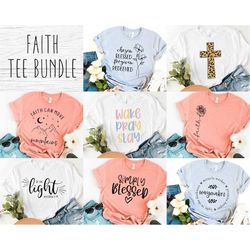 Faith SVG Bundle - Religious shirt SVG for Cricut - Faith Tee SVG bundle - Digital Download