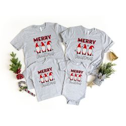Merry Christmas Shirt, Christmas Gnomes Shirt, Cute Gnomies Christmas Shirt, Christmas Family Shirt, Christmas Gift, Mat