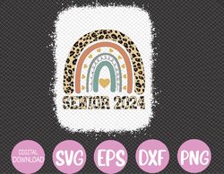Senior 2024 Rainbow CLASS Of 2024 First Day Of School Svg, Eps, Png, Dxf, Digital Download