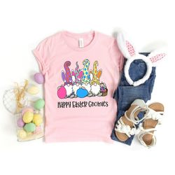 Happy Easter Gnomies Shirt, Easter Gnome Shirt, Happy Easter Shirt, Cute Easter Shirt, Gift For Easter Day, Peeps Easter