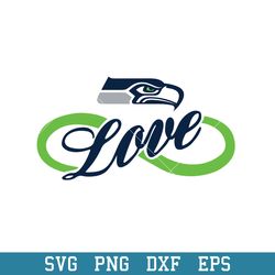 Love Seattle Seahawks Svg, Seattle Seahawks Svg, NFL Svg, Png Dxf Eps Digital File