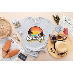 Beachin shirt, Beachin Retro Leopard Shirt, Retro Summer Shirt, Beach Shirt, Summer Leopard Shirt, Retro Beach Shirt, Su