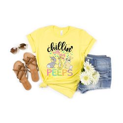 Chilling With My Peeps Shirt, Chilling With My Peeps Shirt, Cute Easter Shirt, Gift For Easter Day, Peeps Easter Shirt,