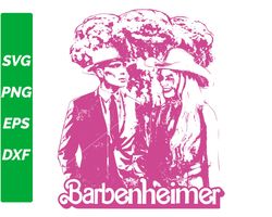 retro barbenheimer svg, barbie collab oppenheimer svg, babie svg, babi