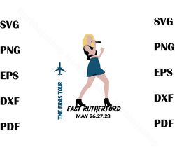 Taylor Swift The Eras Tour East Rutherford Concert SVG, music concert