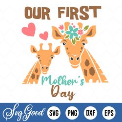 Giraffes Png File - Giraffe Cut File - Animals Png - Safari Animals Png - Africa Clipart - Png For Silhouette