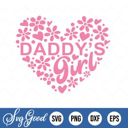 Daddy's Girl Svg, Father's Day Svg, Printable Png, Instant Download