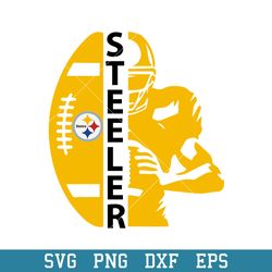 Pittsburgh Steelers Player Football Svg, Pittsburgh Steelers Svg, NFL Svg, Png Dxf Eps Digital File