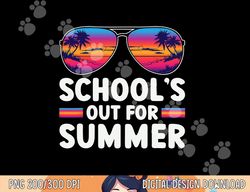 Retro Last Day of School Schools Out for Summer Teacher  png, sublimation copy