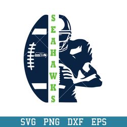 Seattle Seahawks Player Football Svg, Seattle Seahawks Svg, NFL Svg, Png Dxf Eps Digital File
