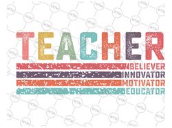 Retro Teacher Svg Design, Teacher Svg, Teacher Life svg, Teacher Clipart, Teacher sublimation, Back To School png, Digit