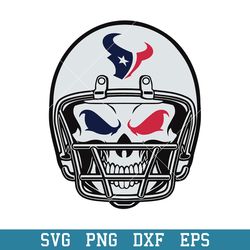 Skull Helmet Houston Texans Svg, Houston Texans Svg, NFL Svg, Png Dxf Eps Digital File