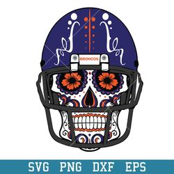 Skull Helmet Patterns Denver Broncos Svg, Denver Broncos Svg, NFL Svg, Png Dxf Eps Digital File