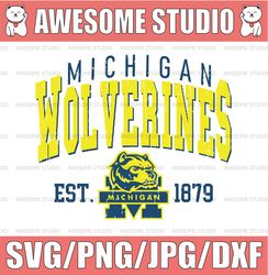Vintage 90's Michigan Wolverines, Michigan , Vintage Style University Of Michigan s, NCAA