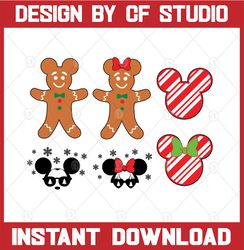 Disney Christmas SVG Bundle, Christmas Svg, Mickey Christmas svg, Mickey Santa svg, Disney Christmas 2034