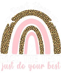 rock  test test day teacher testing day rainbow leopard png