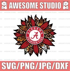 Alabama Sunflower Ready To press Png, NCAA Png, NCAA Sport Png, Digital Download