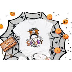 One Spooky Mama Shirt, Spooky Vibes Shirt, Halloween Gift, Cute Halloween Tee, Pumpkin Shirt, Halloween Mom, Women Hallo
