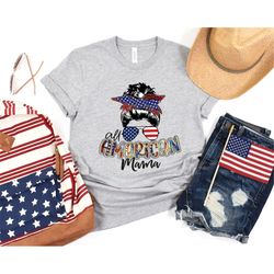 All American Mama, All American Mama Tshirt, Mama Tshirt, Mama Shirt, All American Mama Shirt, 4th of july shirt, Mom sh