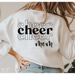Cheer Mom Svg, Cheerleader Svg, Team Spirit Svg, Cheer mom Shirt Svg, Cheer life Svg, Gift for mom Svg, Png Dxf Cricut s