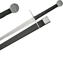 Handmade Full Tang Medieval Cross Sword,Black, 48" Overall Length Christmas Gift, New Year Gift Anniversary Gift S18
