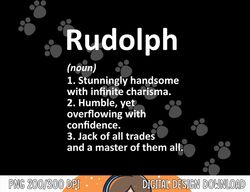RUDOLPH Definition Personalized Name Funny Birthday Gift  png, sublimation